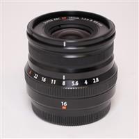 Used Fujifilm XF 16mm f2.8 R WR Super Wide Angle Prime Lens Black