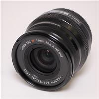 Used Fujifilm XF 16mm f2.8 R WR Super Wide Angle Prime Lens Black