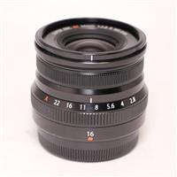 Used Fujifilm XF 16mm f2.8 R WR Super Wide Angle Prime Lens Black