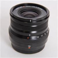 Used Fujifilm XF 16mm f2.8 R WR Super Wide Angle Prime Lens Black