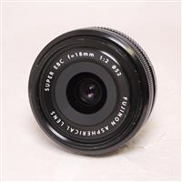 Used Fujifilm XF 18mm f2 R Wide Angle Pancake Lens