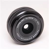 Used Fujifilm XF 18mm f2 R Wide Angle Pancake Lens