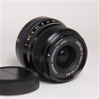 Used Fujifilm XF 23mm f2 R WR Wide Angle Prime Lens Black