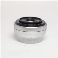 Used Fujifilm XF 27mm f2.8 Pancake Lens Silver