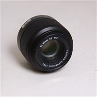 Used Fujifilm XC 35mm f/2 Prime Lens Black