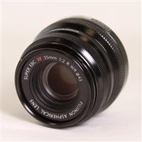 Used Fujifilm XF 35mm f2 R WR Standard Prime Lens Black