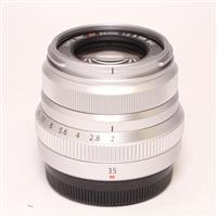 Used Fujifilm XF 35mm f2 R WR Standard Prime Lens Silver