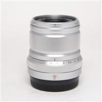 Used Fujifilm XF 50mm f2 R WR Standard Prime Lens Silver