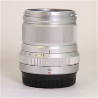 Used Fujifilm XF 50mm f2 R WR Standard Prime Lens Silver