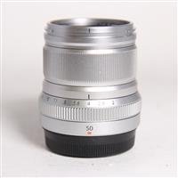 Used Fujifilm XF 50mm f2 R WR Standard Prime Lens Silver