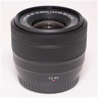 Used Fujifilm XC 15-45mm f/3.5-5.6 OIS PZ Zoom Lens Black