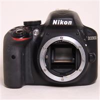 Used Nikon D3300 DSLR Digital Camera Body Black