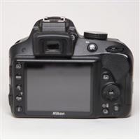 Used Nikon D3300 DSLR Digital Camera Body Black