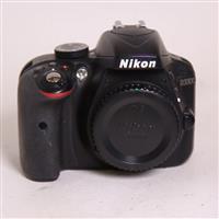 Used Nikon D3300 DSLR Digital Camera Body Black