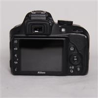 Used Nikon D3300 DSLR Digital Camera Body Black