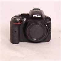 Used Nikon D5300 DSLR Digital camera Body - Black