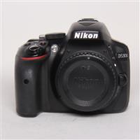 Used Nikon D5300 DSLR Digital camera Body - Black