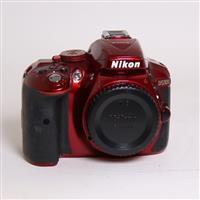 Used Nikon D5300 DSLR Digital camera Body - Red