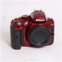 Used Nikon D5300 DSLR Digital Camera Body - Red