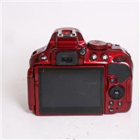 Used Nikon D5300 DSLR Digital Camera Body - Red