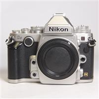 Used Nikon Df DSLR digital camera Body Silver