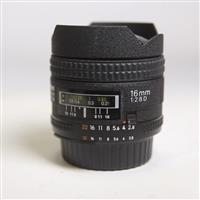 Used Nikon AF Fisheye-Nikkor 16mm f/2.8D Lens