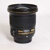 Used Nikon AF-S NIKKOR 20mm Lens f/1.8G ED