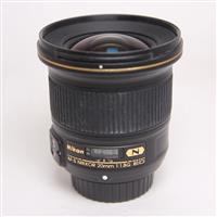 Used Nikon AF-S NIKKOR 20mm Lens f/1.8G ED