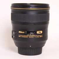 Used Nikon AF-S Nikkor 24mm f/1.4G ED Wide Angle Prime Lens