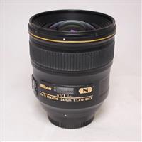 Used Nikon AF-S Nikkor 24mm f/1.4G ED Wide Angle Prime Lens