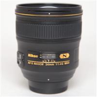 Used Nikon AF-S Nikkor 24mm f/1.4G ED Wide Angle Prime Lens