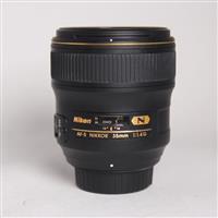 Used Nikon AF-S Nikkor 35mm f/1.4G Standard Prime Lens
