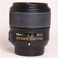 Used Nikon AF-S Nikkor 35mm f/1.8G ED Standard Prime Lens