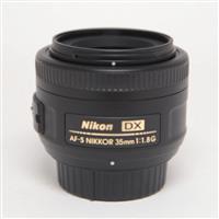 Used Nikon AF-S DX Nikkor 35mm f/1.8G Standard Prime Lens