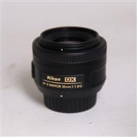 Used Nikon AF-S DX Nikkor 35mm f/1.8G Standard Prime Lens