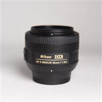 Used Nikon AF-S DX Nikkor 35mm f/1.8G Standard Prime Lens