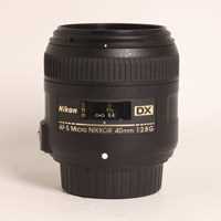 Used Nikon AF-S DX Micro Nikkor 40mm f/2.8G Macro Lens