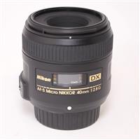 Used Nikon AF-S DX Micro Nikkor 40mm f/2.8G Macro Lens