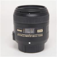 Used Nikon AF-S DX Micro Nikkor 40mm f/2.8G Macro Lens