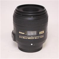 Used Nikon AF-S DX Micro Nikkor 40mm f/2.8G Macro Lens