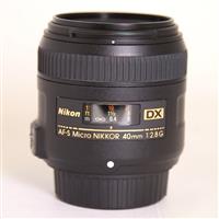 Used Nikon AF-S DX Micro Nikkor 40mm f/2.8G Macro Lens