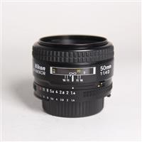 Used Nikon AF Nikkor 50mm f/1.4D Standard Prime Lens