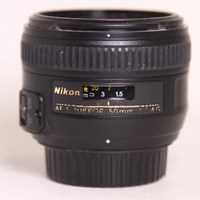 Used Nikon AF-S Nikkor 50mm f/1.4G Standard Prime Lens