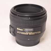 Used Nikon AF-S Nikkor 50mm f/1.4G Standard Prime Lens