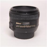 Used Nikon AF-S Nikkor 50mm f/1.4G Standard Prime Lens