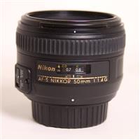 Used Nikon AF-S Nikkor 50mm f/1.4G Standard Prime Lens