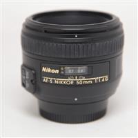 Used Nikon AF-S Nikkor 50mm f/1.4G Standard Prime Lens