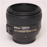 Used Nikon AF-S Nikkor 50mm f/1.4G Standard Prime Lens