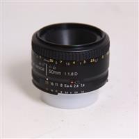 Used Nikon AF Nikkor 50mm f/1.8D Standard Prime Lens