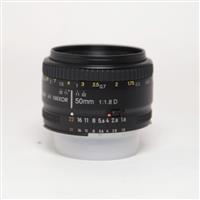 Used Nikon AF Nikkor 50mm f/1.8D Standard Prime Lens